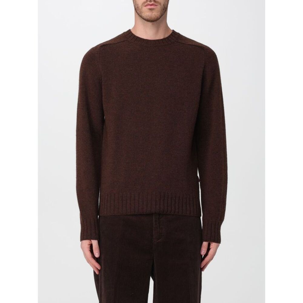 Sebago Men Long-Sleeve Wool Crewneck Jumper Sebago With Ribbed Trims
